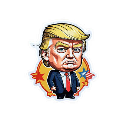 Cartoon Trump Vinyl Car Decal