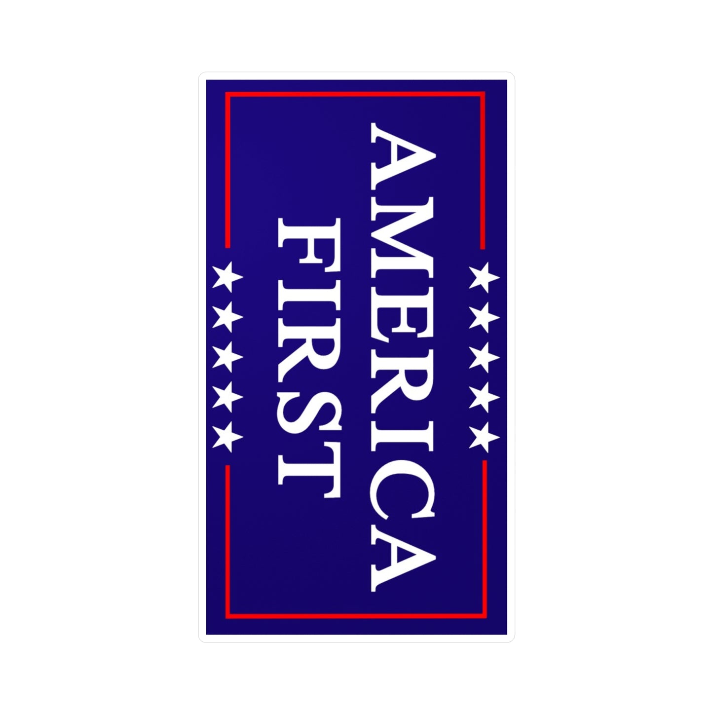 America First Vinyl Car Decal