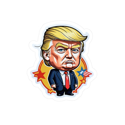 Cartoon Trump Vinyl Car Decal