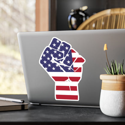 American Fist Vinyl Car Decal