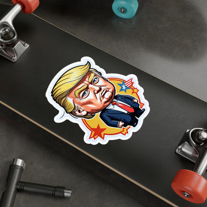 Cartoon Trump Vinyl Car Decal