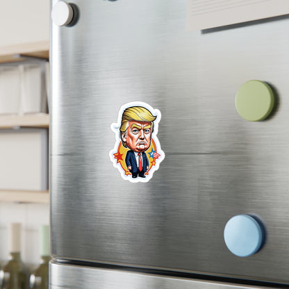 Cartoon Trump Vinyl Car Decal