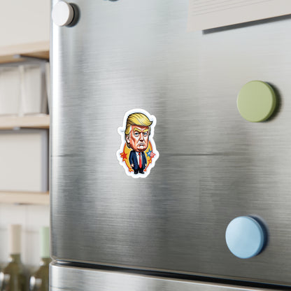 Cartoon Trump Vinyl Car Decal