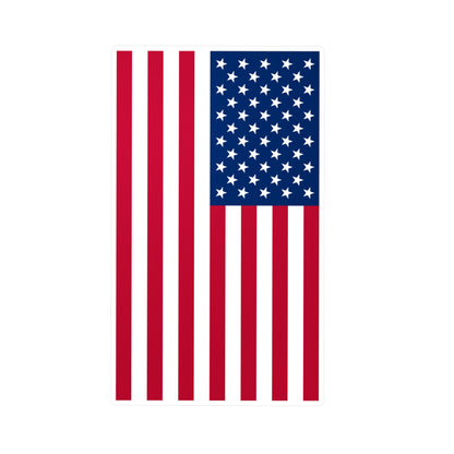 A USA flag sticker 