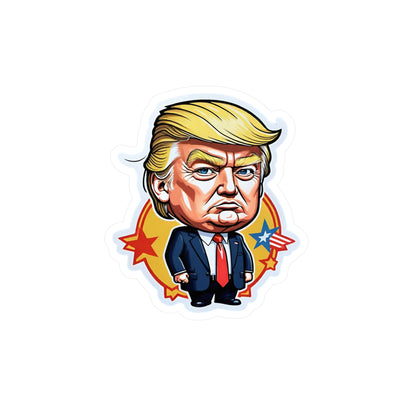 Cartoon Trump Vinyl Car Decal